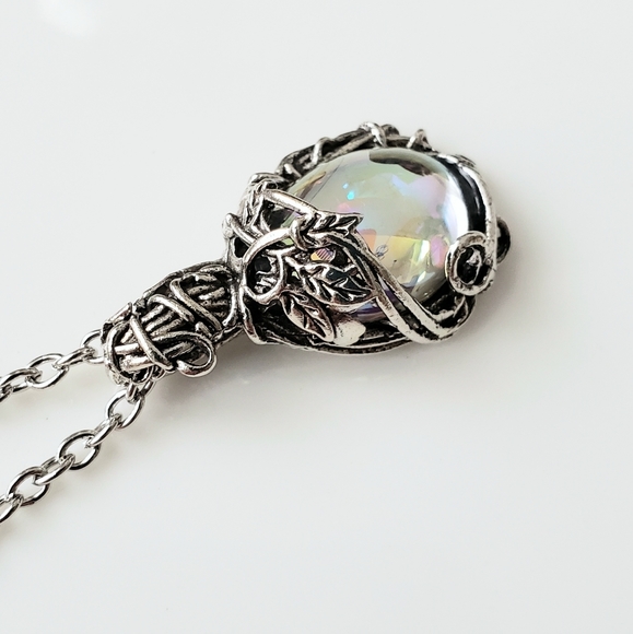 Jewelry Magical Iridescent Glass Stone Necklace Poshmark